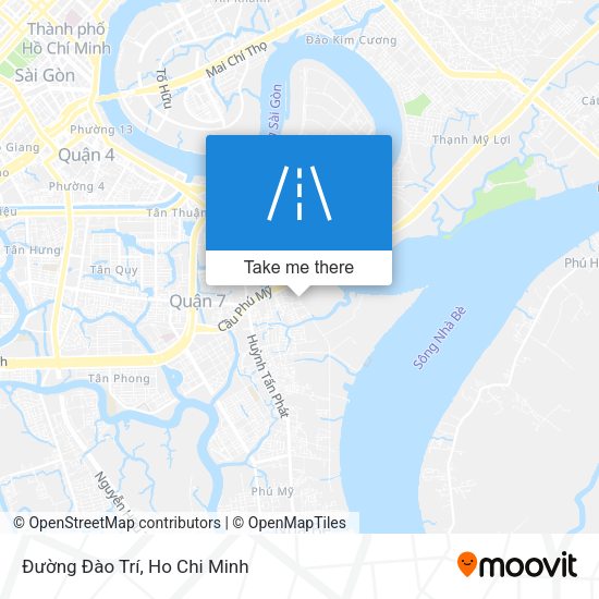 Đường Đào Trí map