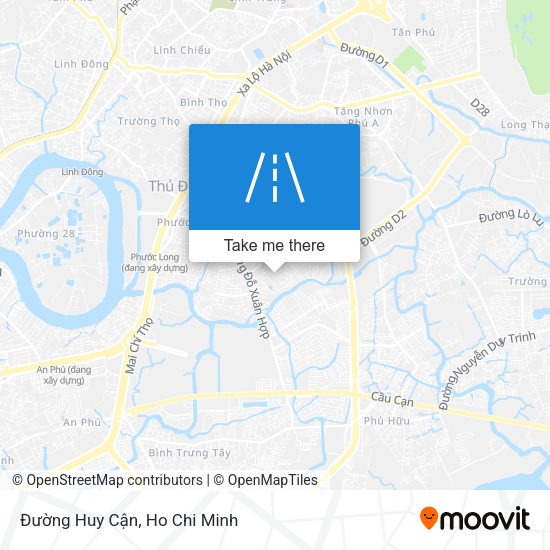 Đường Huy Cận map