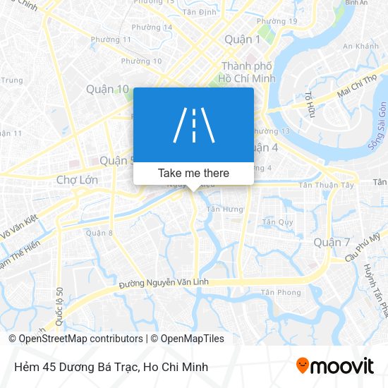 Hẻm 45 Dương Bá Trạc map