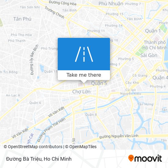 Đường Bà Triệu map