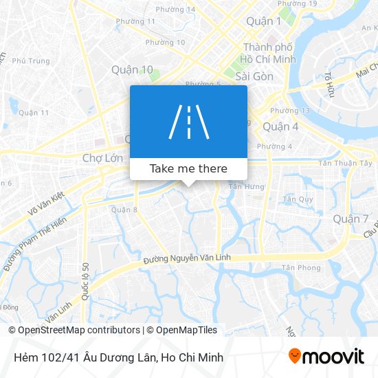 Hẻm 102/41 Âu Dương Lân map