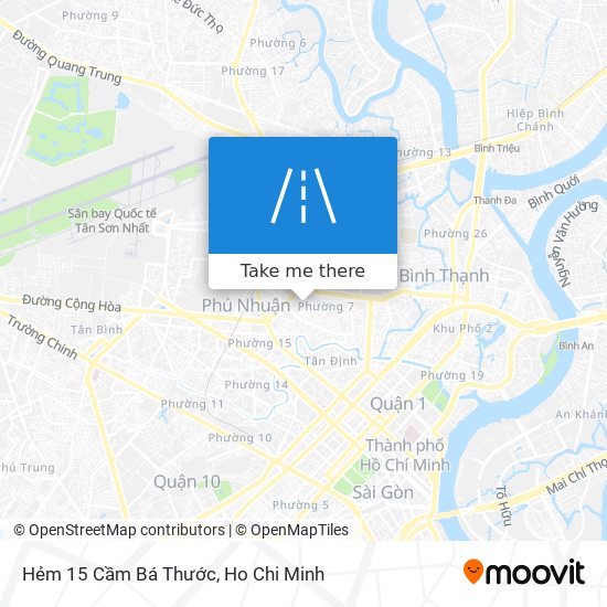 Hẻm 15 Cầm Bá Thước map