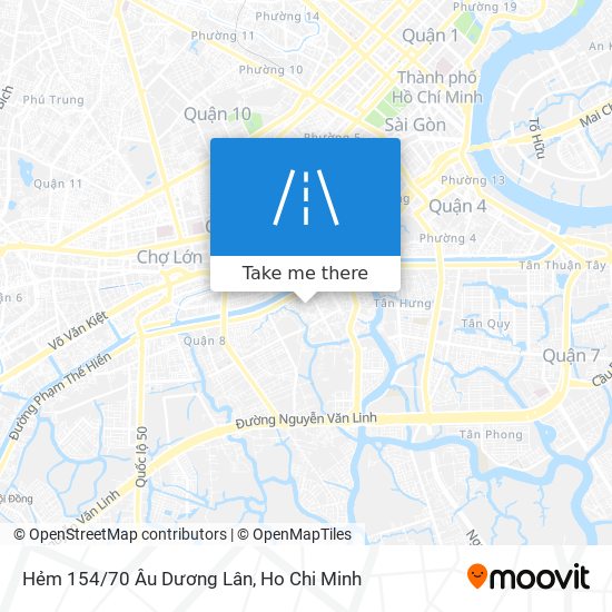 Hẻm 154/70 Âu Dương Lân map