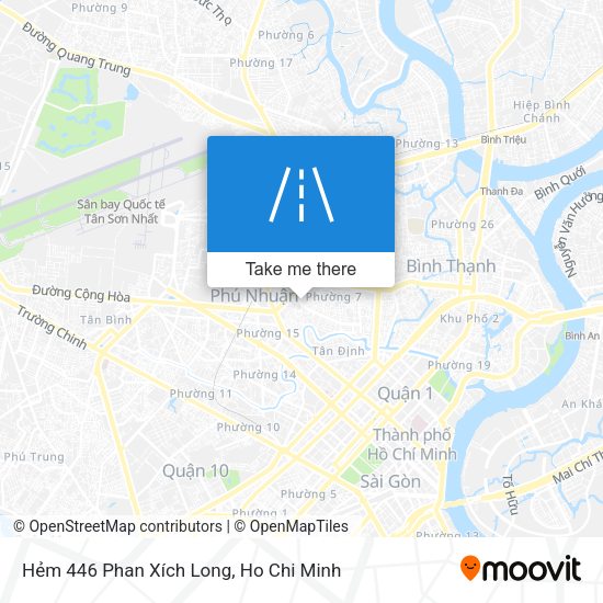 Hẻm 446 Phan Xích Long map