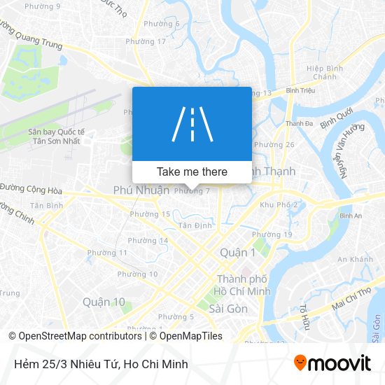 Hẻm 25/3 Nhiêu Tứ map