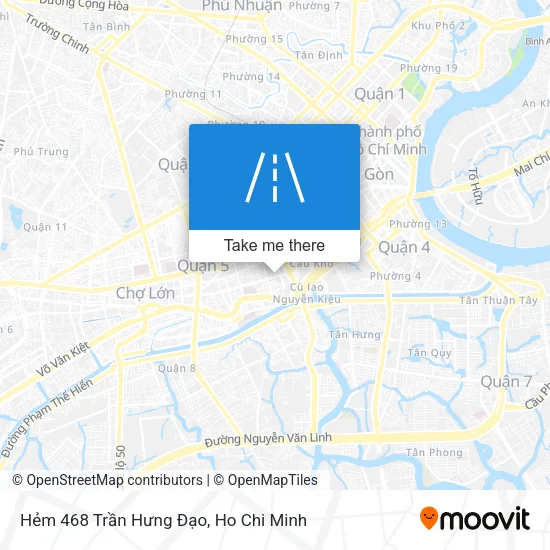 Hẻm 468 Trần Hưng Ðạo map