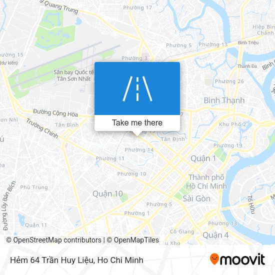 Hẻm 64 Trần Huy Liệu map