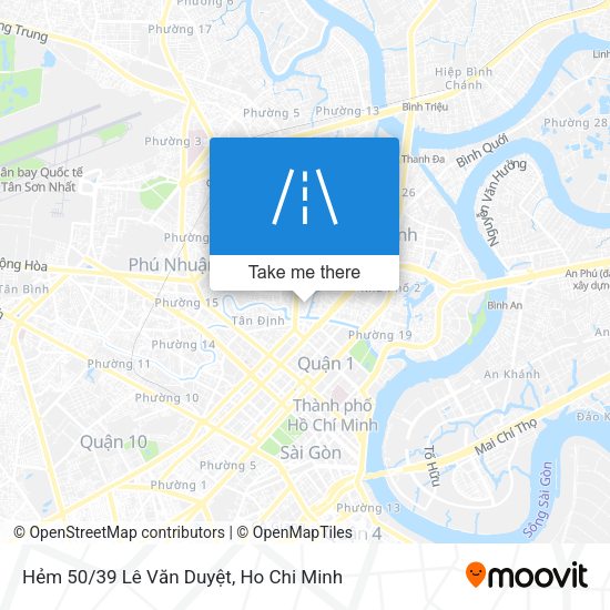 Hẻm 50/39 Lê Văn Duyệt map
