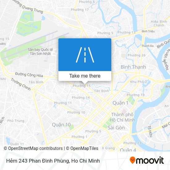 Hẻm 243 Phan Đình Phùng map
