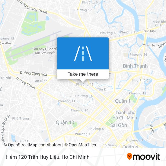 Hẻm 120 Trần Huy Liệu map
