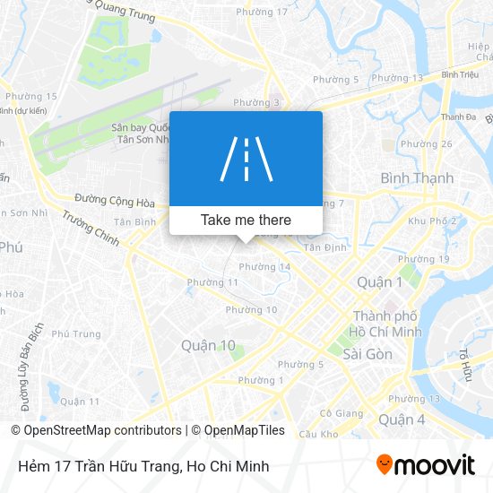 Hẻm 17 Trần Hữu Trang map