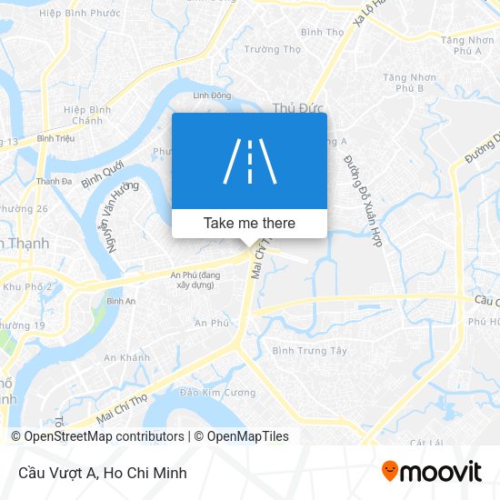 Cầu Vượt A map