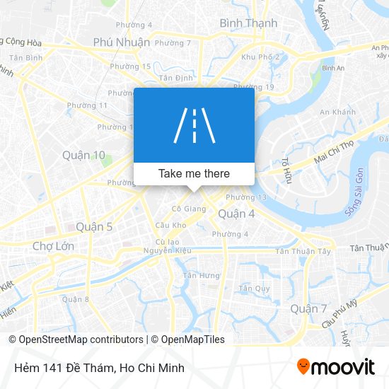Hẻm 141 Ðề Thám map