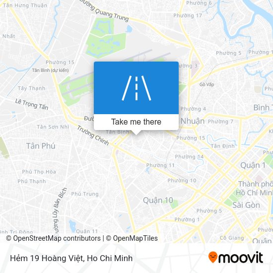 Hẻm 19 Hoàng Việt map