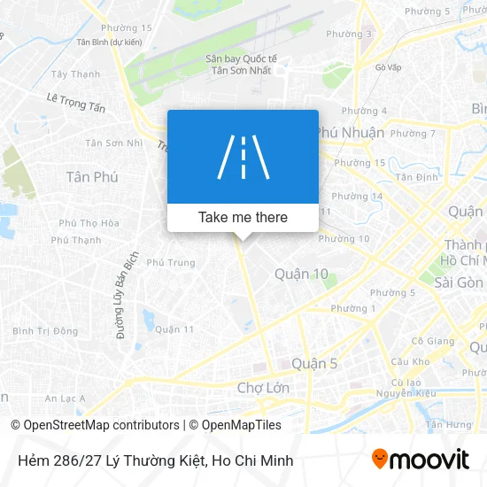 Hẻm 286/27 Lý Thường Kiệt map