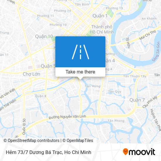 Hẻm 73/7 Dương Bá Trạc map