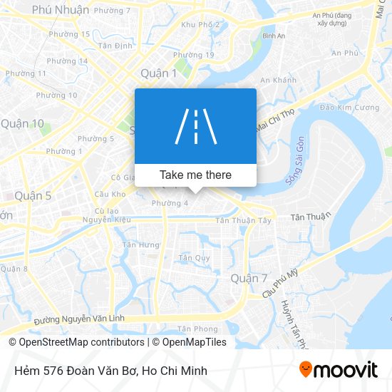 Hẻm 576 Đoàn Văn Bơ map