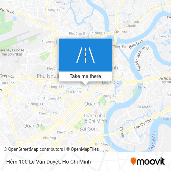 Hẻm 100 Lê Văn Duyệt map