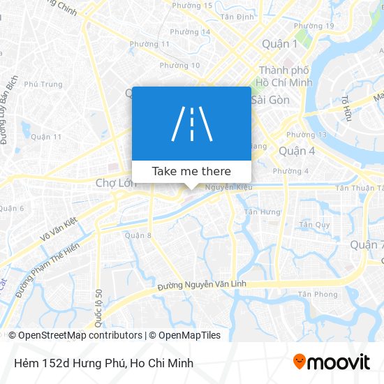Hẻm 152d Hưng Phú map