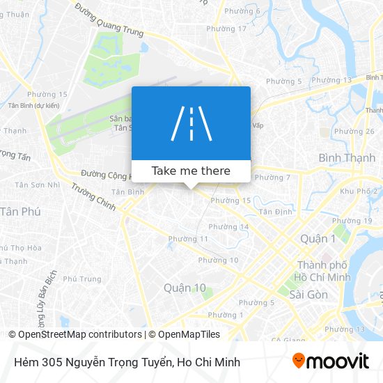 Hẻm 305 Nguyễn Trọng Tuyển map