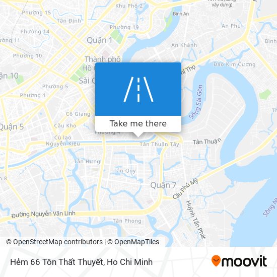 Hẻm 66 Tôn Thất Thuyết map