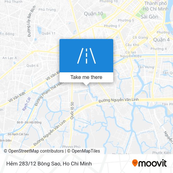 Hẻm 283/12 Bông Sao map