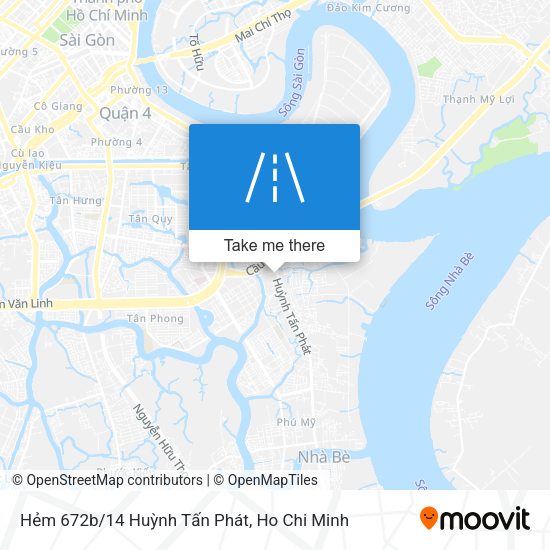 Hẻm 672b/14 Huỳnh Tấn Phát map