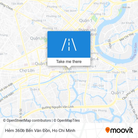 Hẻm 360b Bến Vân Đồn map