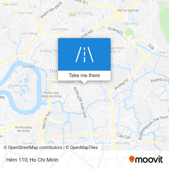 Hẻm 110 map