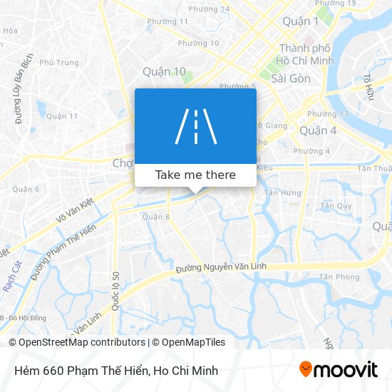 Hẻm 660 Phạm Thế Hiển map