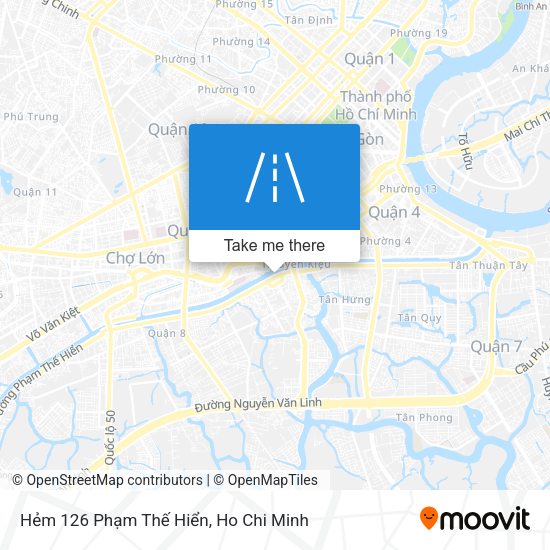 Hẻm 126 Phạm Thế Hiển map