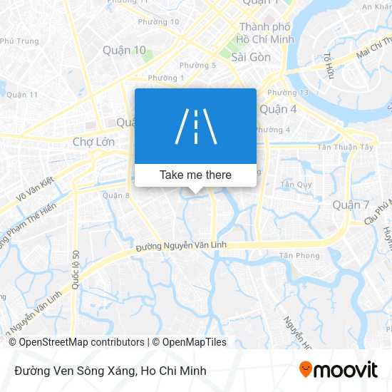 Đường Ven Sông Xáng map
