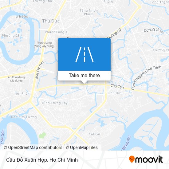 Cầu Đỗ Xuân Hợp map