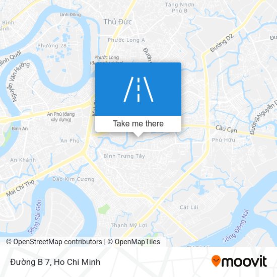 Đường B 7 map