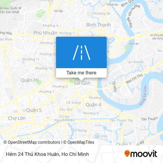 Hẻm 24 Thủ Khoa Huân map