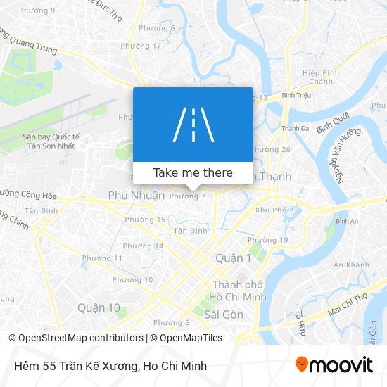 Hẻm 55 Trần Kế Xương map