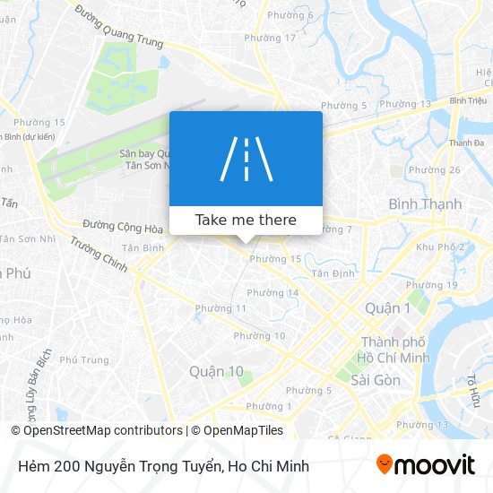 Hẻm 200 Nguyễn Trọng Tuyển map