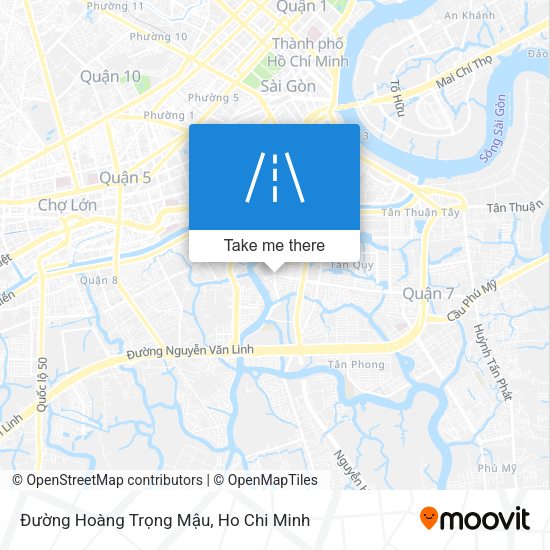 Đường Hoàng Trọng Mậu map