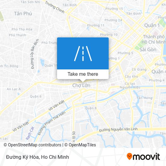 Đường Ký Hòa map