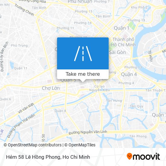 Hẻm 58 Lê Hồng Phong map