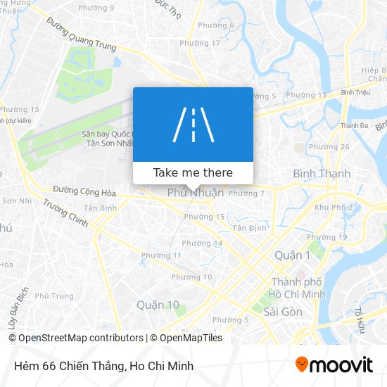 Hẻm 66 Chiến Thắng map