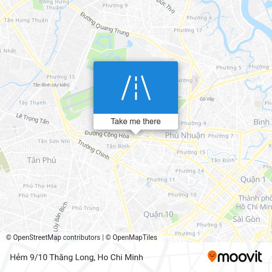 Hẻm 9/10 Thăng Long map