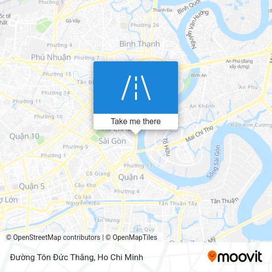 Đường Tôn Ðức Thắng map
