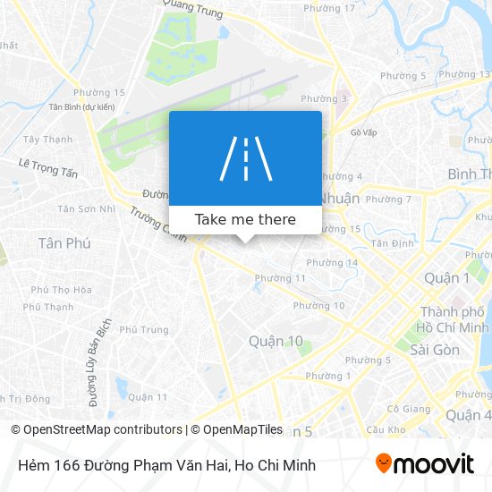 Hẻm 166 Đường Phạm Văn Hai map