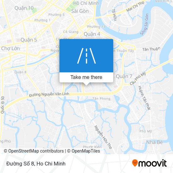 Đường Sổ 8 map