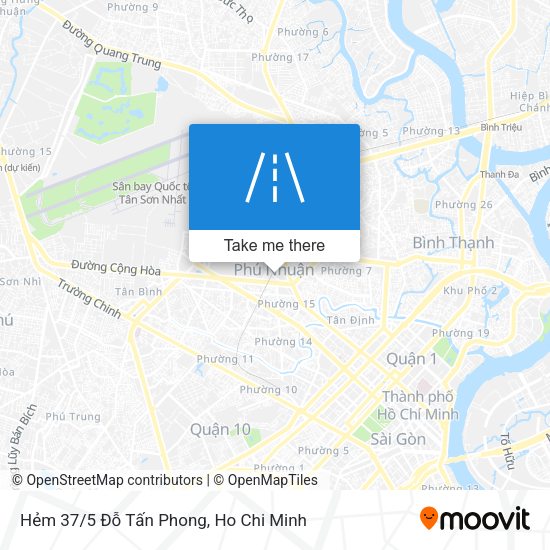Hẻm 37/5 Đỗ Tấn Phong map