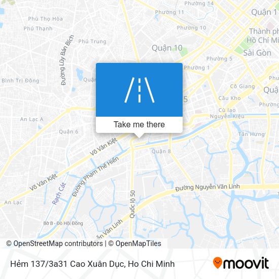 Hẻm 137/3a31 Cao Xuân Dục map