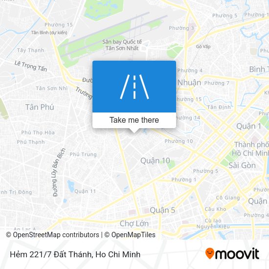 Hẻm 221/7 Đất Thánh map