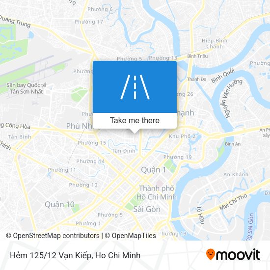 Hẻm 125/12 Vạn Kiếp map