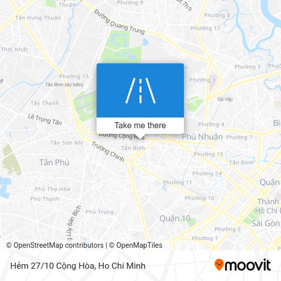 Hẻm 27/10 Cộng Hòa map